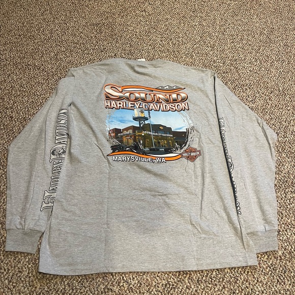 Men’s long sleeve Harley Davidson shirt - Picture 2 of 4